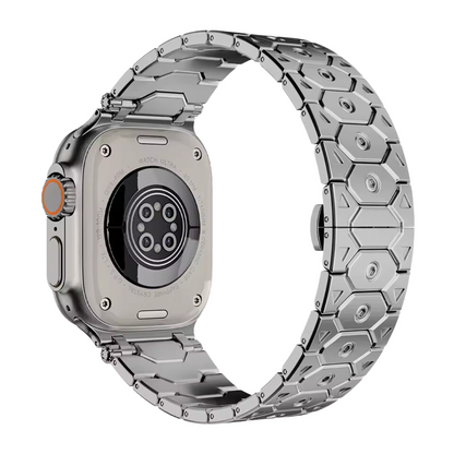 Bracciale Elegante in Metallo Nero per Apple Watch