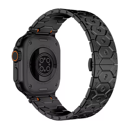 Bracciale Elegante in Metallo Nero per Apple Watch