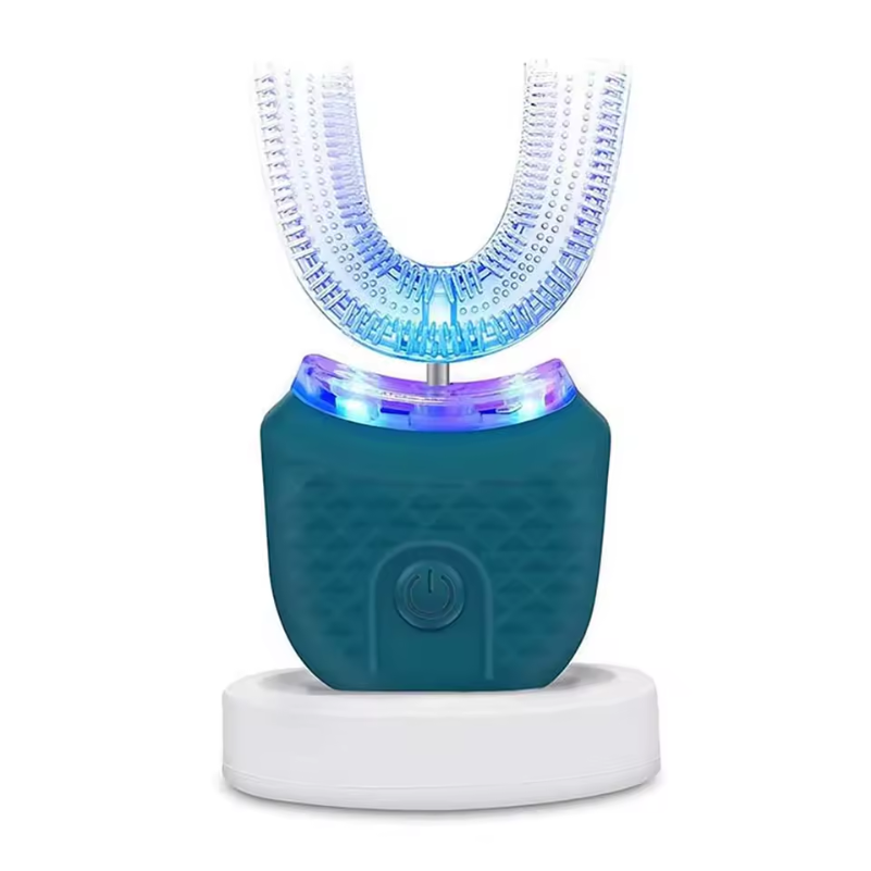 Spazzolino Elettrico Ricaricabile con Testine di Ricambio