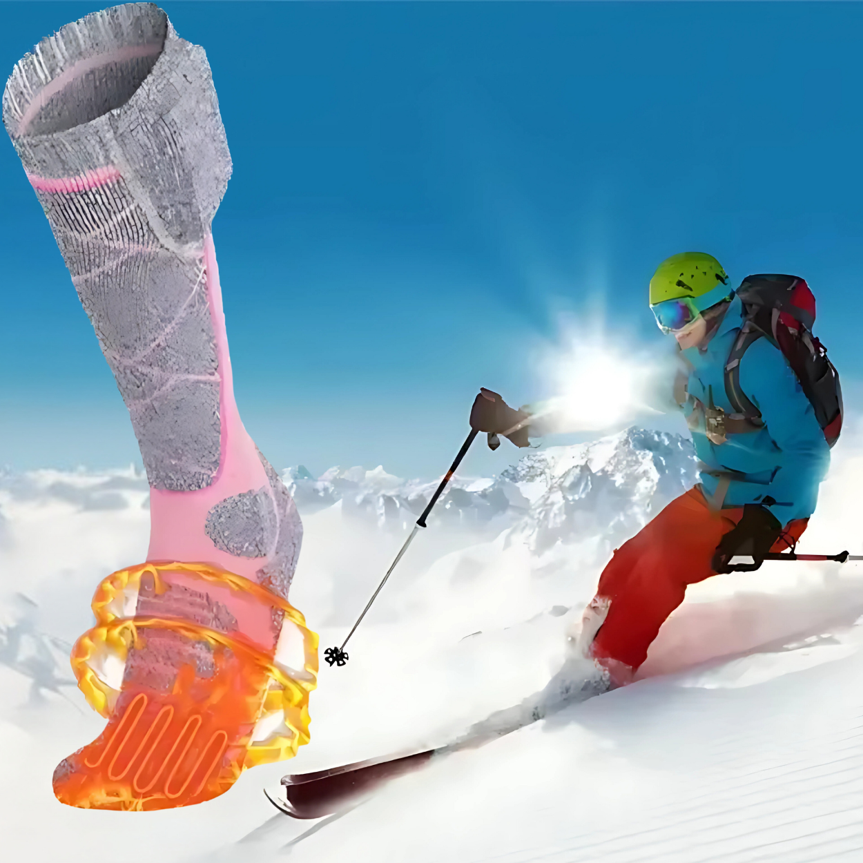 Calze Riscaldanti per Sport all'Aperto