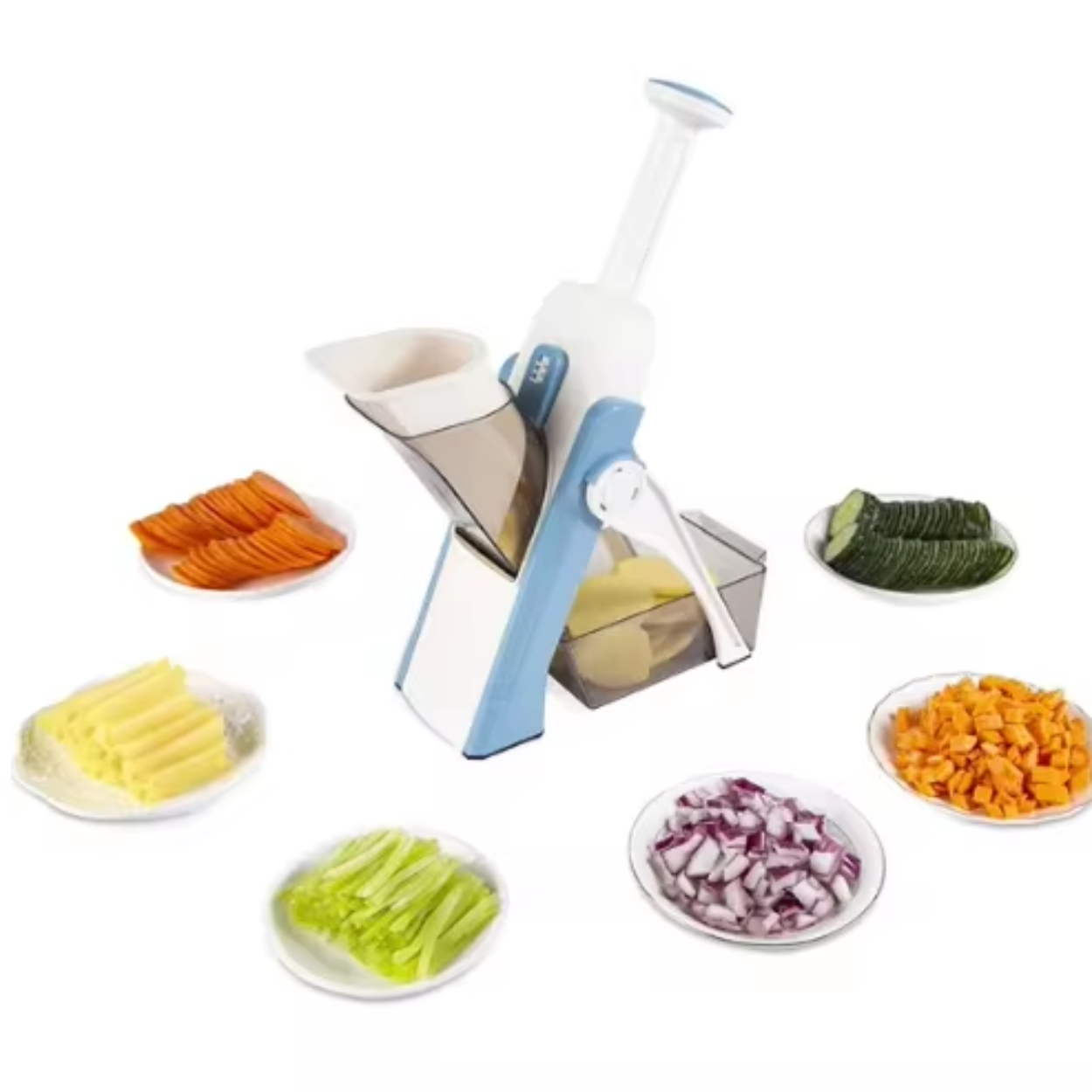 Grattugia Manuale per Verdure con Tritatutto Integrato
