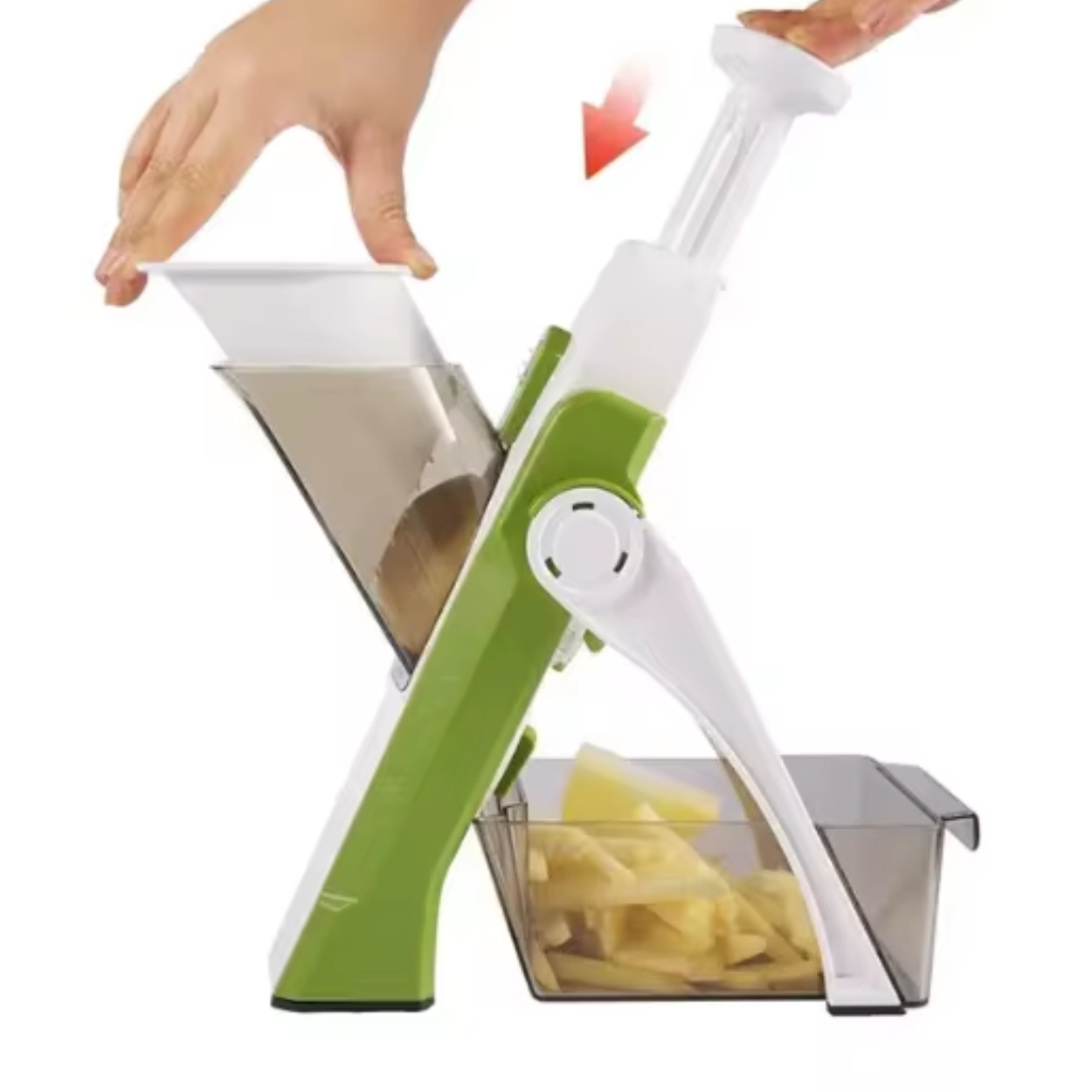 Grattugia Manuale per Verdure con Tritatutto Integrato
