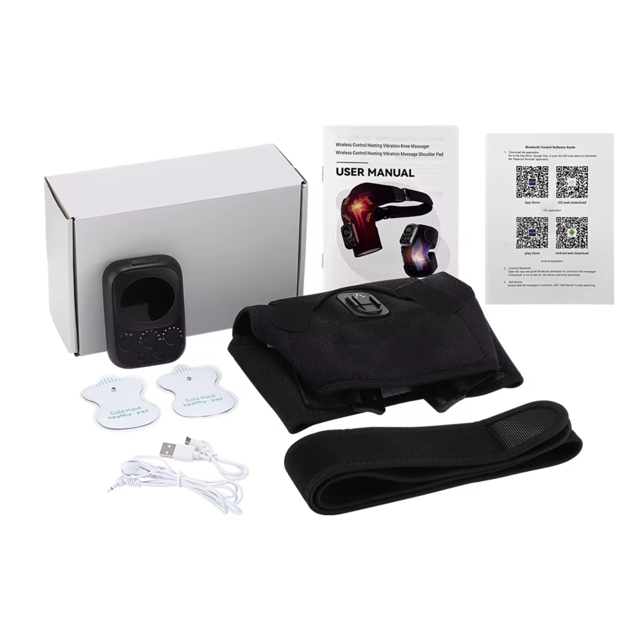 Massaggiatore Elettrico per Spalle Riscaldante con Funzione Vibrazione