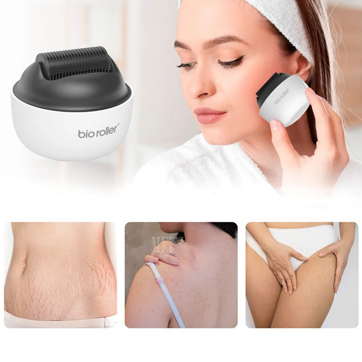 Rullo per Micro-Needling in Titanio 1200 Aghi Riutilizzabile