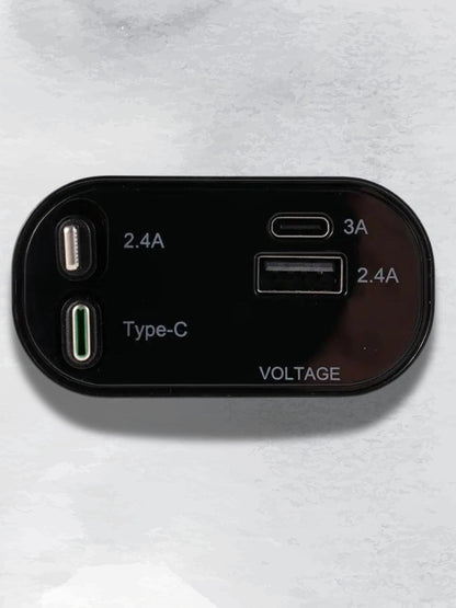 Caricatore Auto 4 Porte Veloce e Retrattile