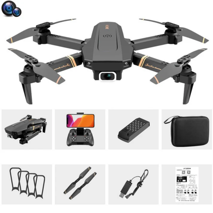 Drone 4K WiFi Doppia Ottica Grandangolare Stabilizzato