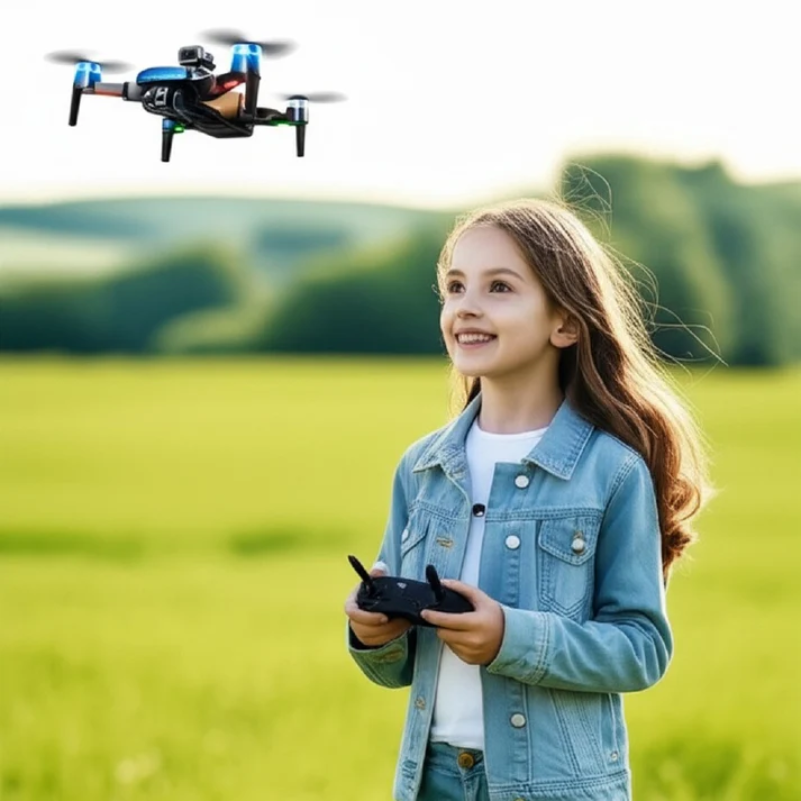 Drone Quadricottero 8K Professionale con Telecamera FPV e Telecomando con Schermo WiFi