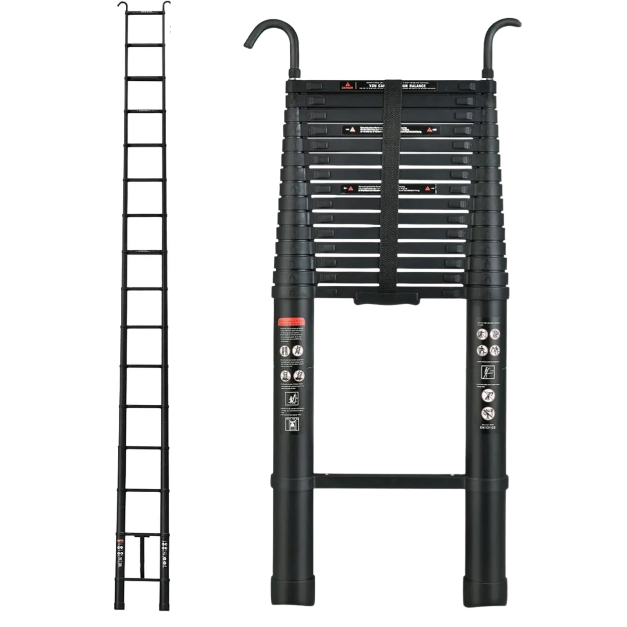 Scala Telescopica in Alluminio 6,2m Alta Sicurezza