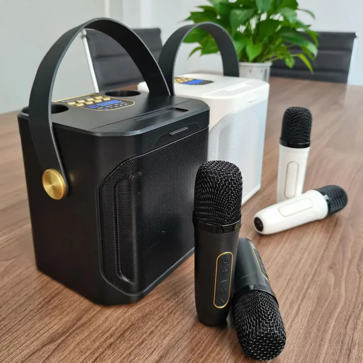 Cassa Bluetooth Portatile Potente con Funzione Karaoke