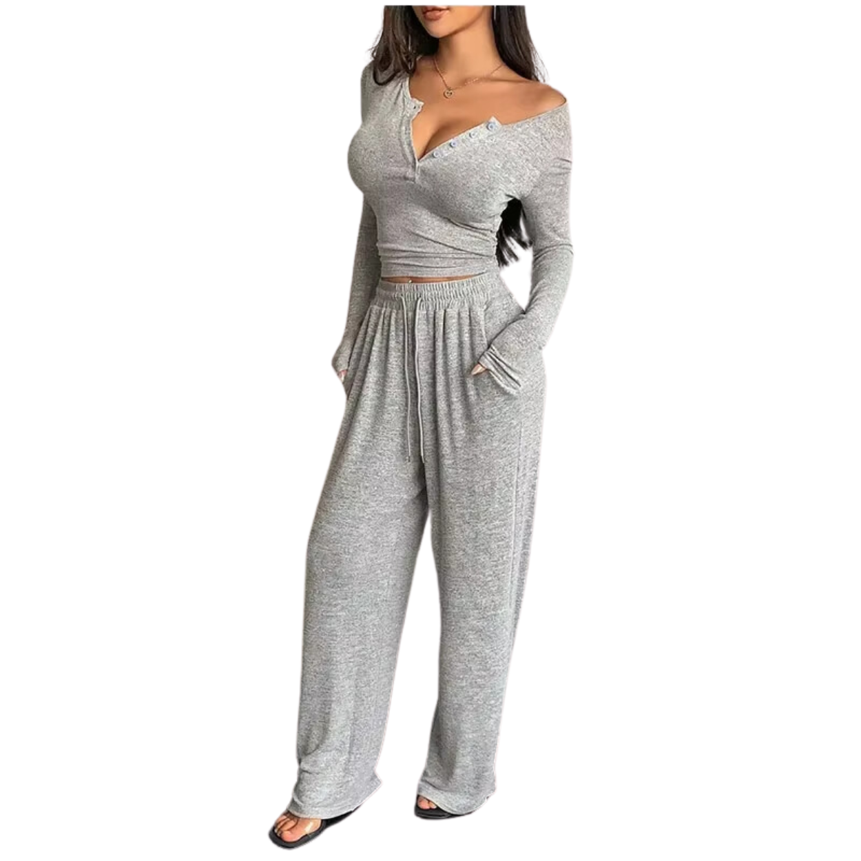 Pantaloni e Maglione Oversize Confortevoli
