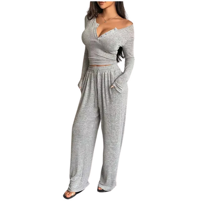 Pantaloni e Maglione Oversize Confortevoli