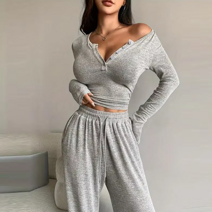 Pantaloni e Maglione Oversize Confortevoli
