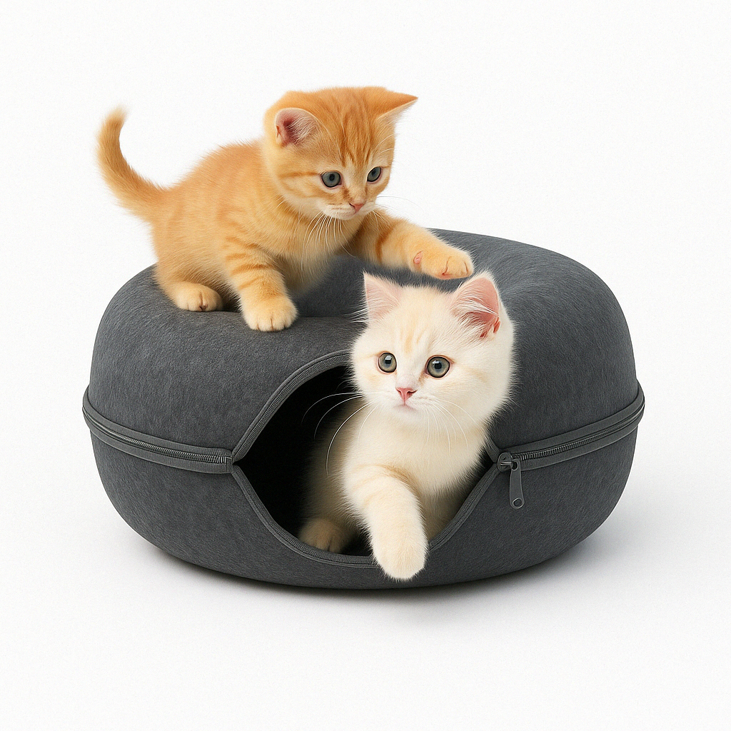 Tunnel de Jeu Douillet pour Chat - Foivo