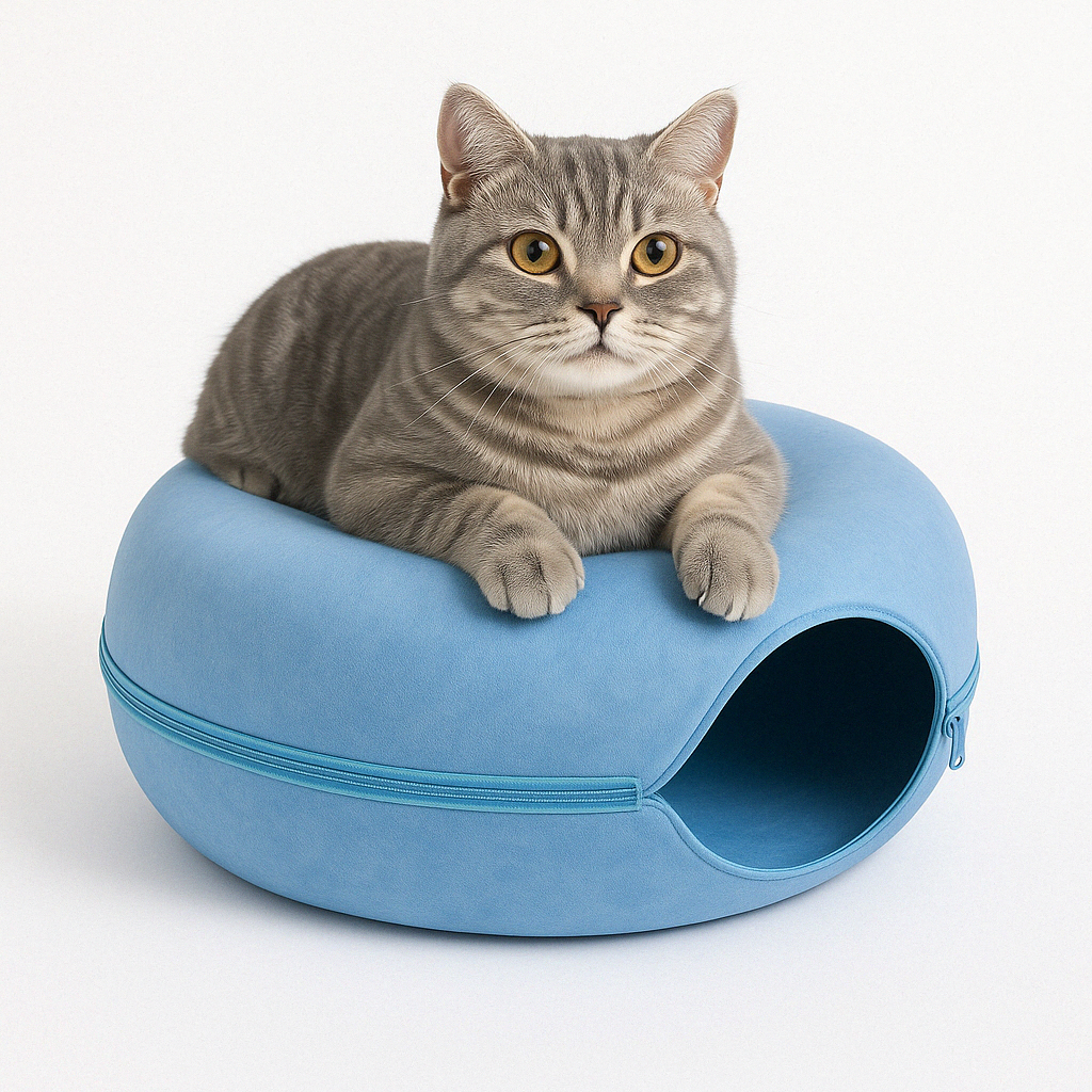 Tunnel da gioco accogliente per gatto