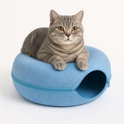 Tunnel da gioco accogliente per gatto