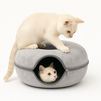 Tunnel da gioco accogliente per gatto