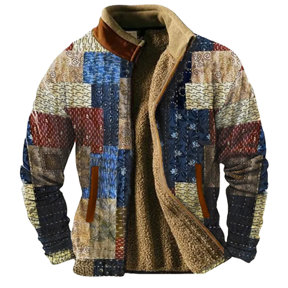 Gilet Cardigan Casual con Stampa alla Moda
