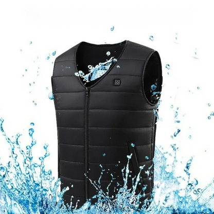 Gilet Riscaldante Elettrico Ricaricabile con 16 Zone di Calore
