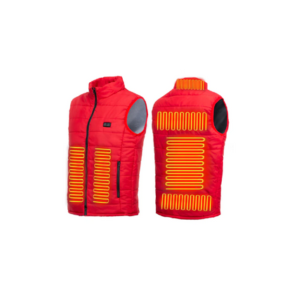 Gilet Riscaldante Elettrico con 9 Zone di Calore Regolabile
