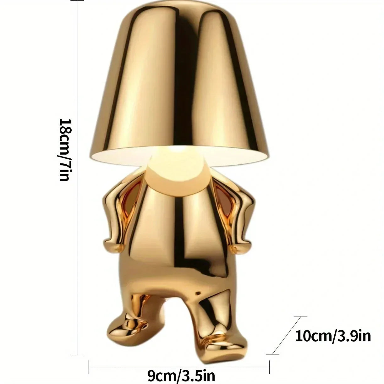 Lampada da Tavolo Elegante in Oro