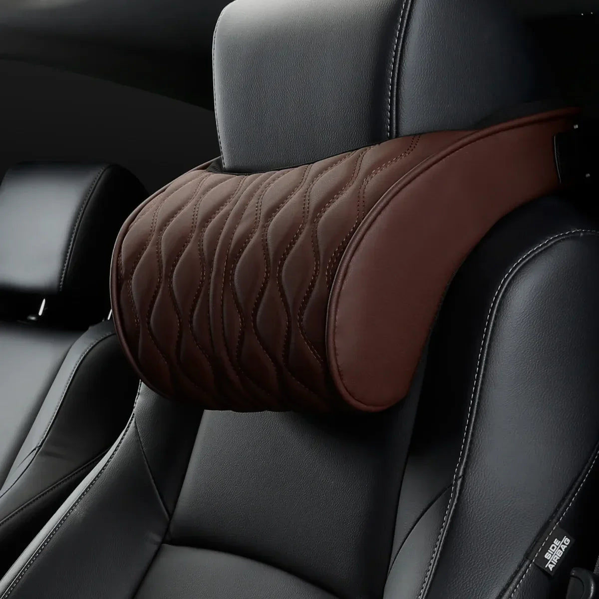 Cuscino da collo per auto in similpelle confortevole