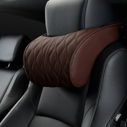Cuscino da collo per auto in similpelle confortevole