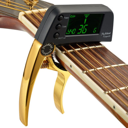 Accordatore per Chitarra Capotasto Pratico 2 in 1