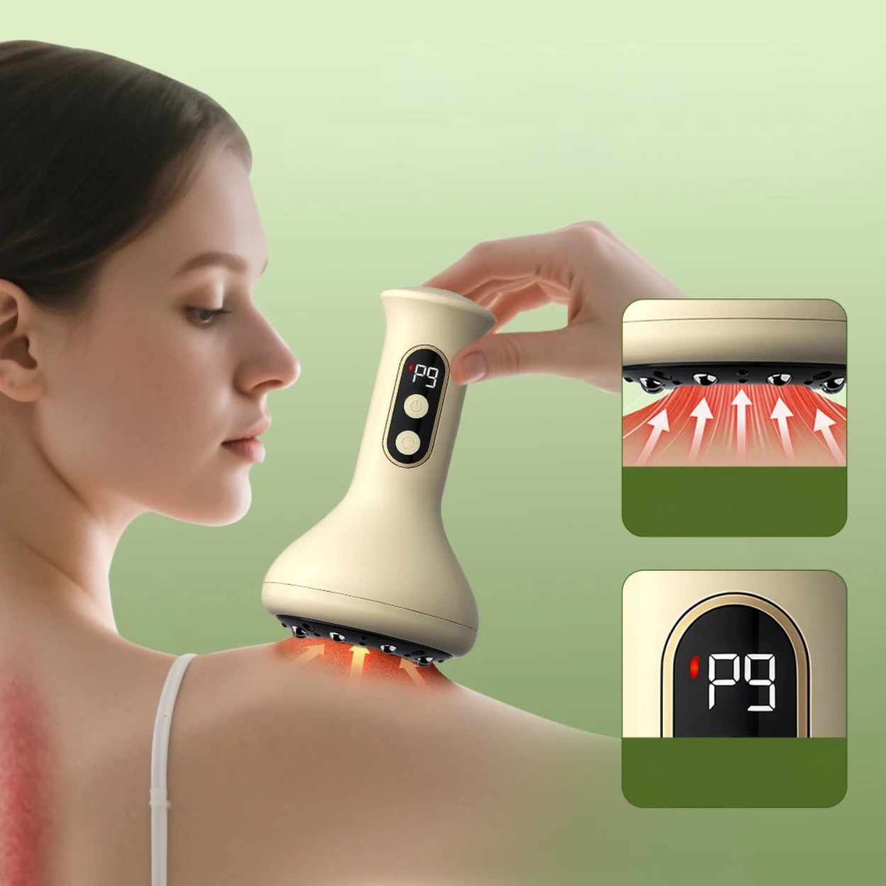 Ventose Elettriche Gua Sha Multifunzionali per Massaggio Corpo