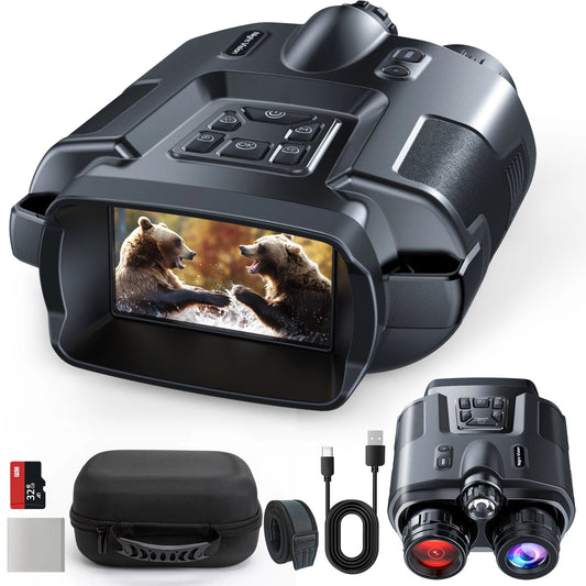 Marcherelle™ – Binocoli Visione Notturna 4k Con Immagine Ampia E Nitida