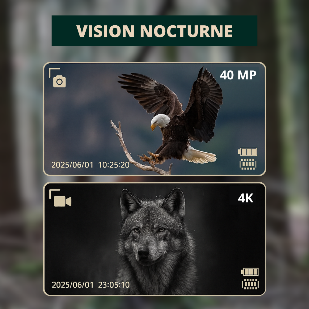 Marcherelle™ – Binocoli Visione Notturna 4k Con Immagine Ampia E Nitida