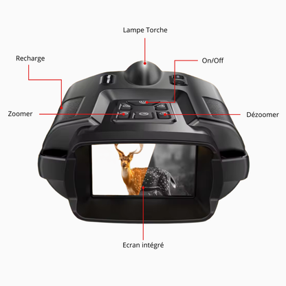 Marcherelle™ – Binocoli Visione Notturna 4k Con Immagine Ampia E Nitida