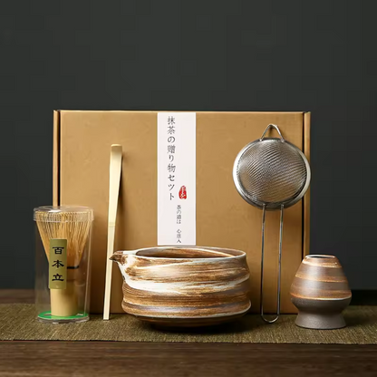 Teiera e Accessori Matcha Tradizionale Giapponese