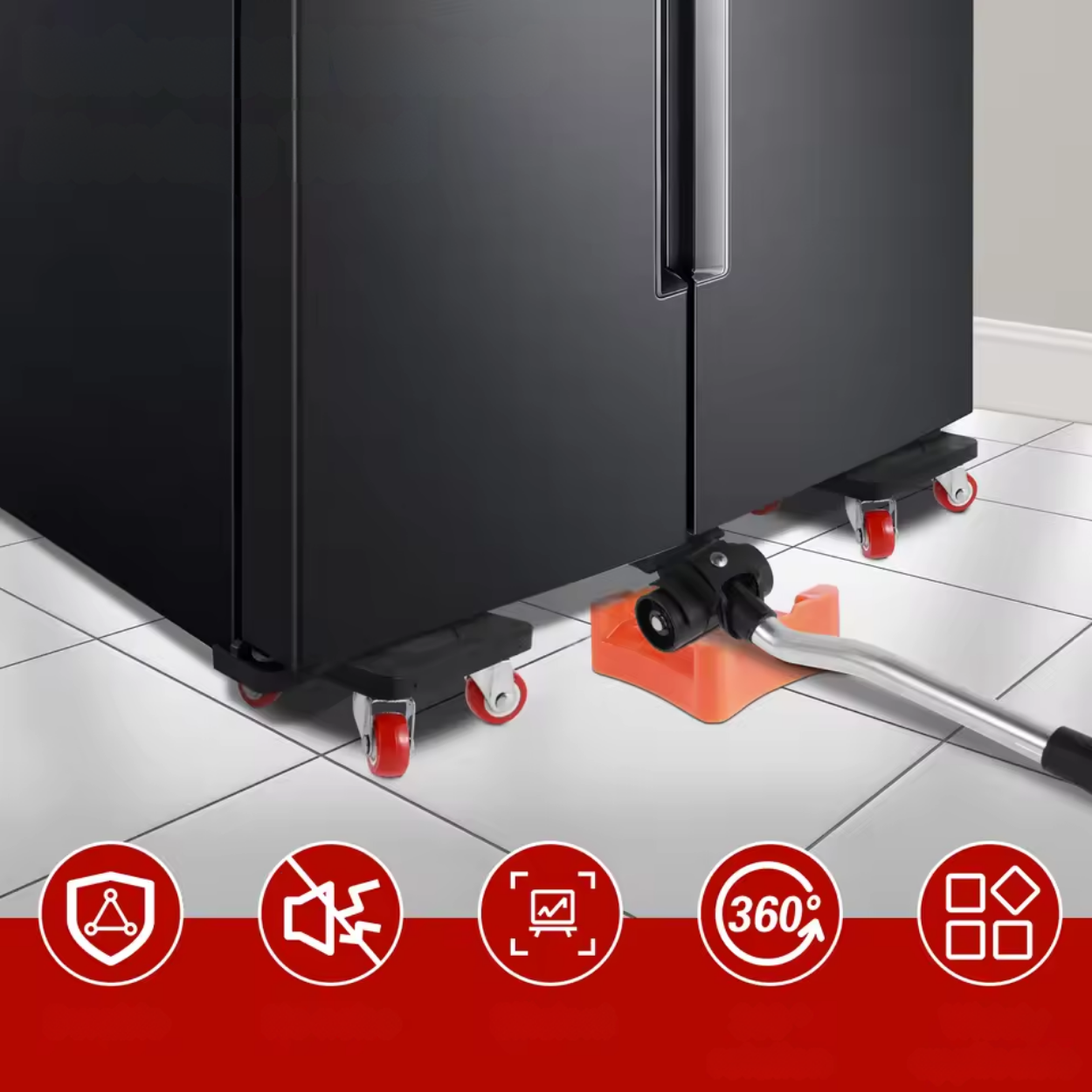 Rulli per Spostamento Mobili con Kit di Sollevamento