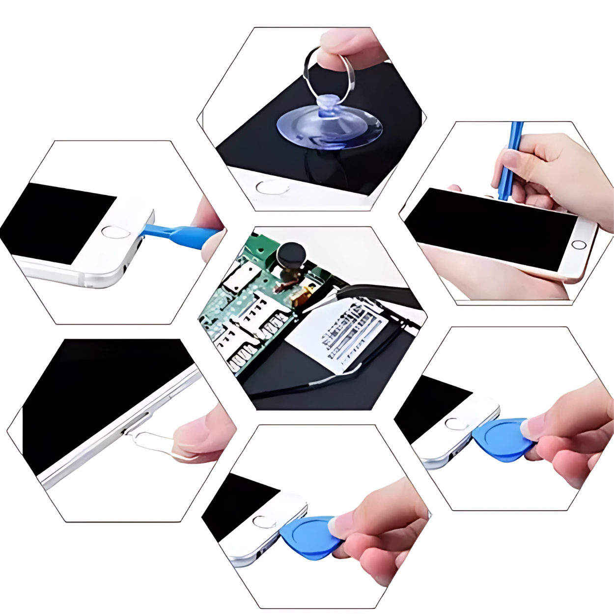 Kit di Riparazione Elettronica 115 Pezzi Polivalente