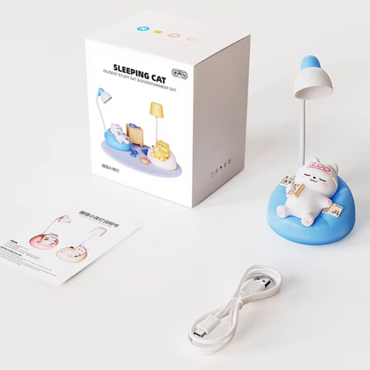 Lampada da Tavolo con Gatto Carino e Decorativa