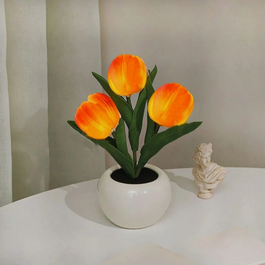Lampe LED Moderne avec Pot de Fleurs pour Déco Intérieure - Foivo