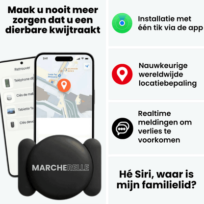 Marcherelle - Localizzatore GPS Senza Abbonamento | Compatibile con Android e iOS