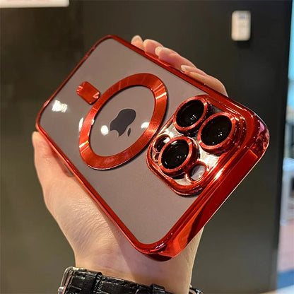 Custodia per telefono oro magnetica antigraffio