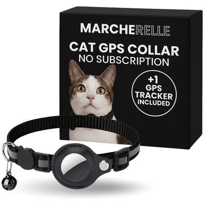 Macherelle™ – Collare GPS per Gatti Senza Abbonamento | Compatibile con iOS e Android
