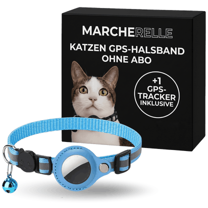 Macherelle™ – Collare GPS per Gatto Senza Abbonamento | Compatibile con iOS e Android