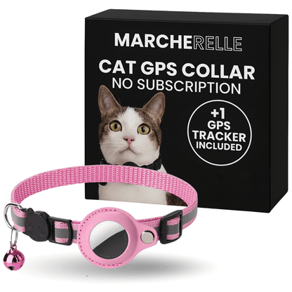 Macherelle™ – Collare GPS per Gatti Senza Abbonamento | Compatibile con iOS e Android