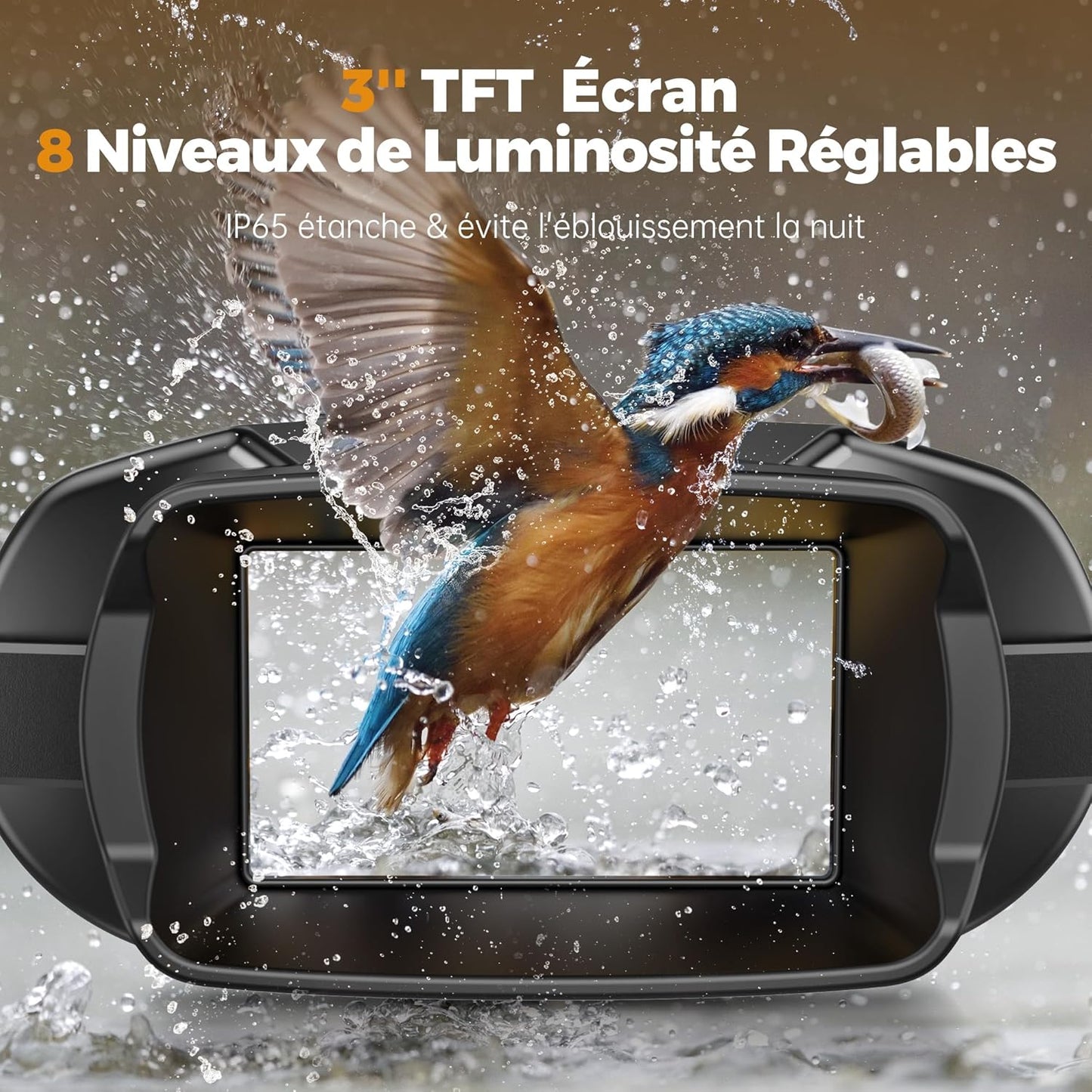 Marcherelle™ | Caméra 4K Etanche - Zoom 8X et Batterie 5000 mAh