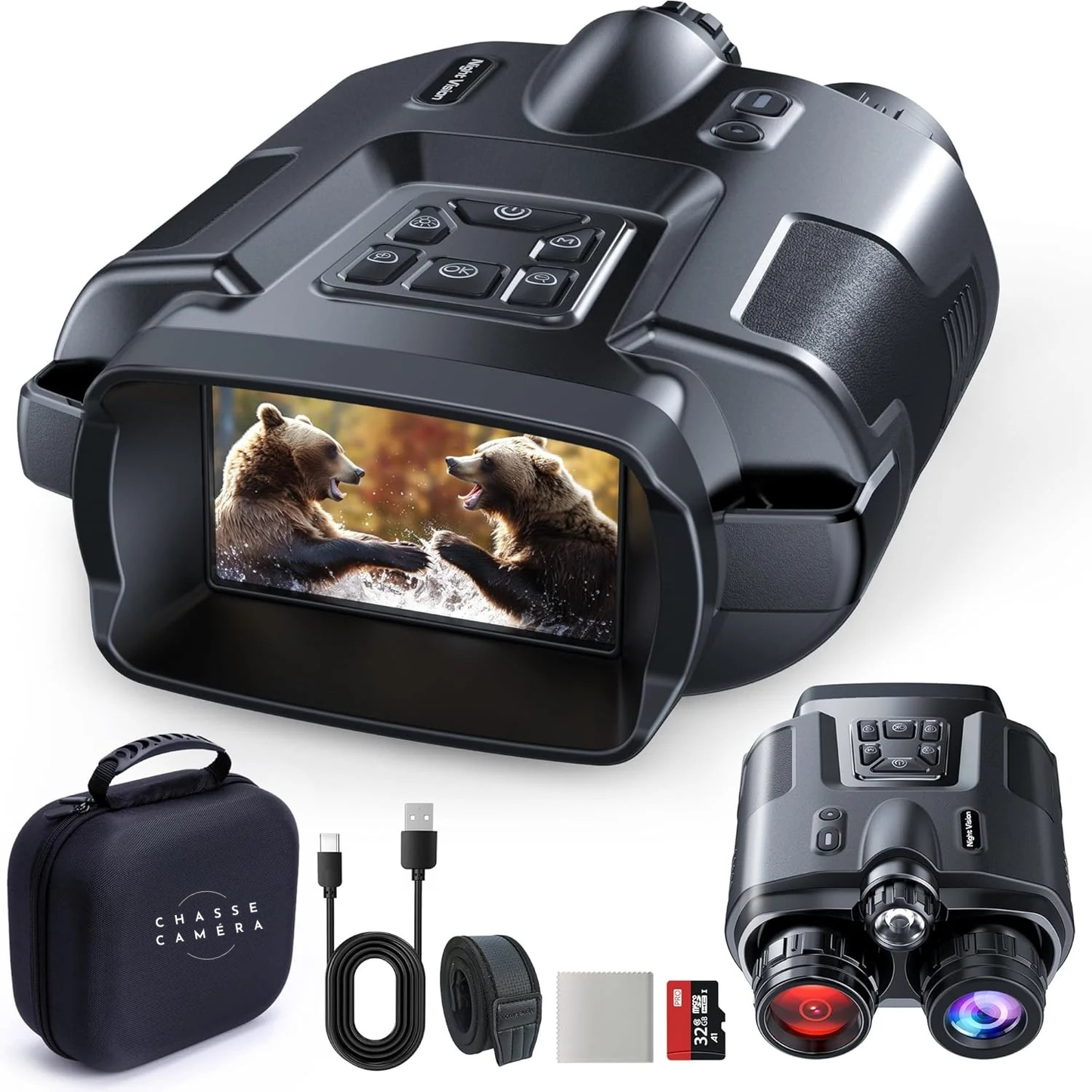 Marcherelle™ | Caméra 4K Etanche - Zoom 8X et Batterie 5000 mAh