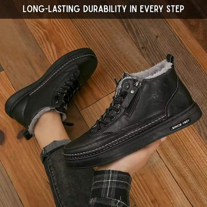 Marcherelle™ – Chaussures Hiver Antidérapantes avec Doublure Thermique