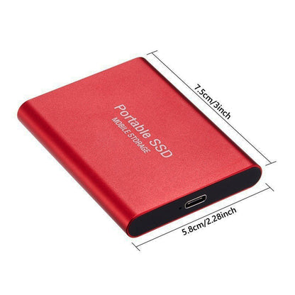 Marcherelle™ – Disque Dur Externe SSD Portable, USB 3.1 Haute Vitesse