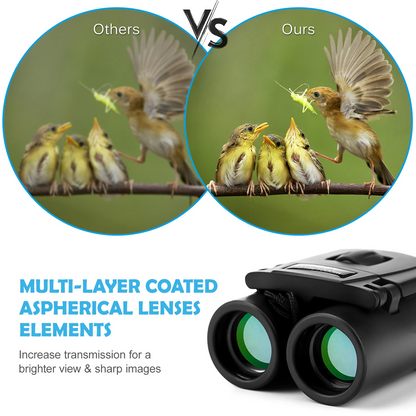 Marcherelle™ – Jumelles Compactes 8x avec Lentilles Haute Définition