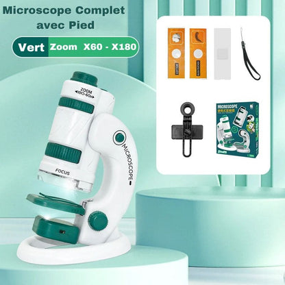 Marcherelle™ – Microscope de Poche Enfant pour Premières Explorations