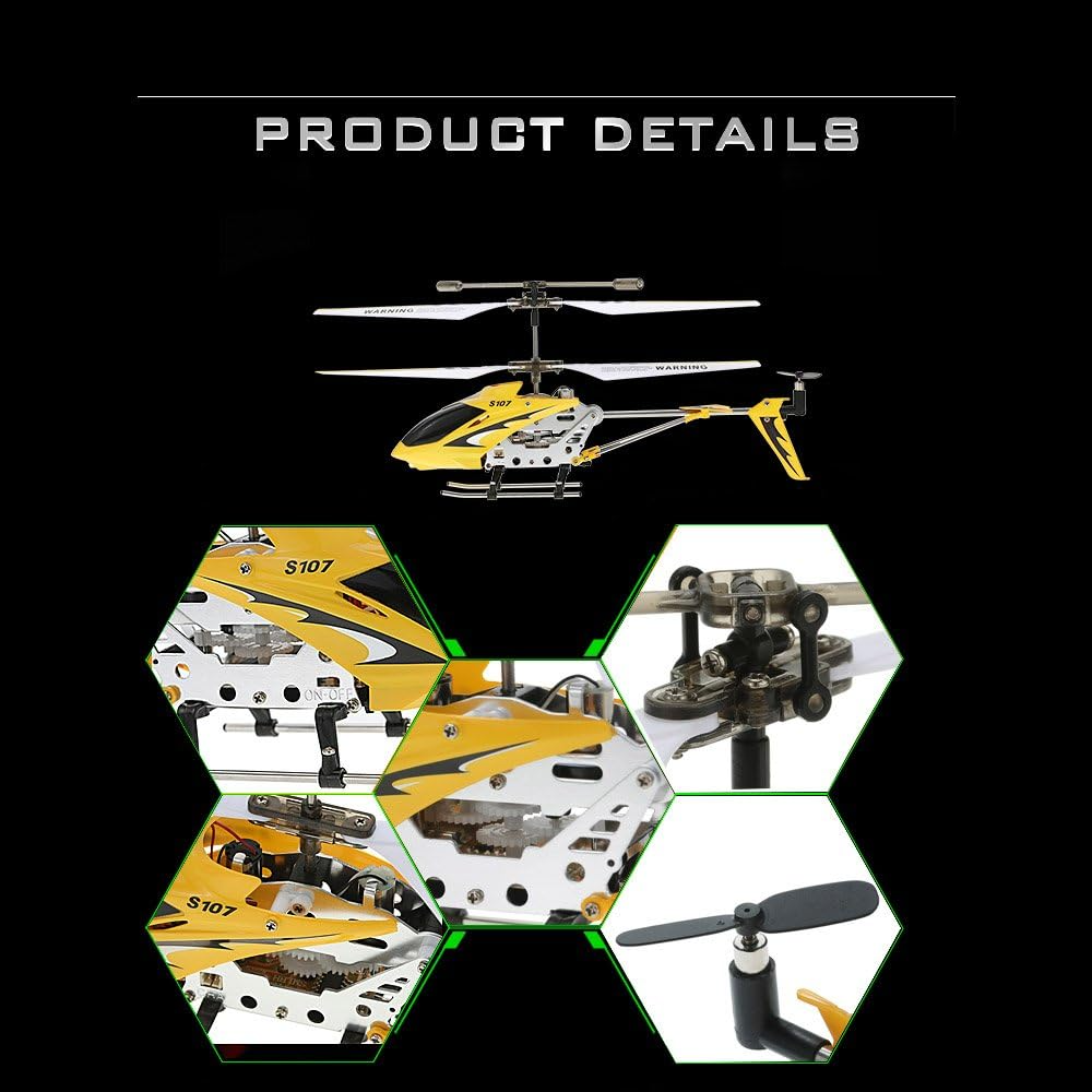 Marcherelle™ – Mini Hélicoptère Télécommandé RC avec Système Gyroscopique