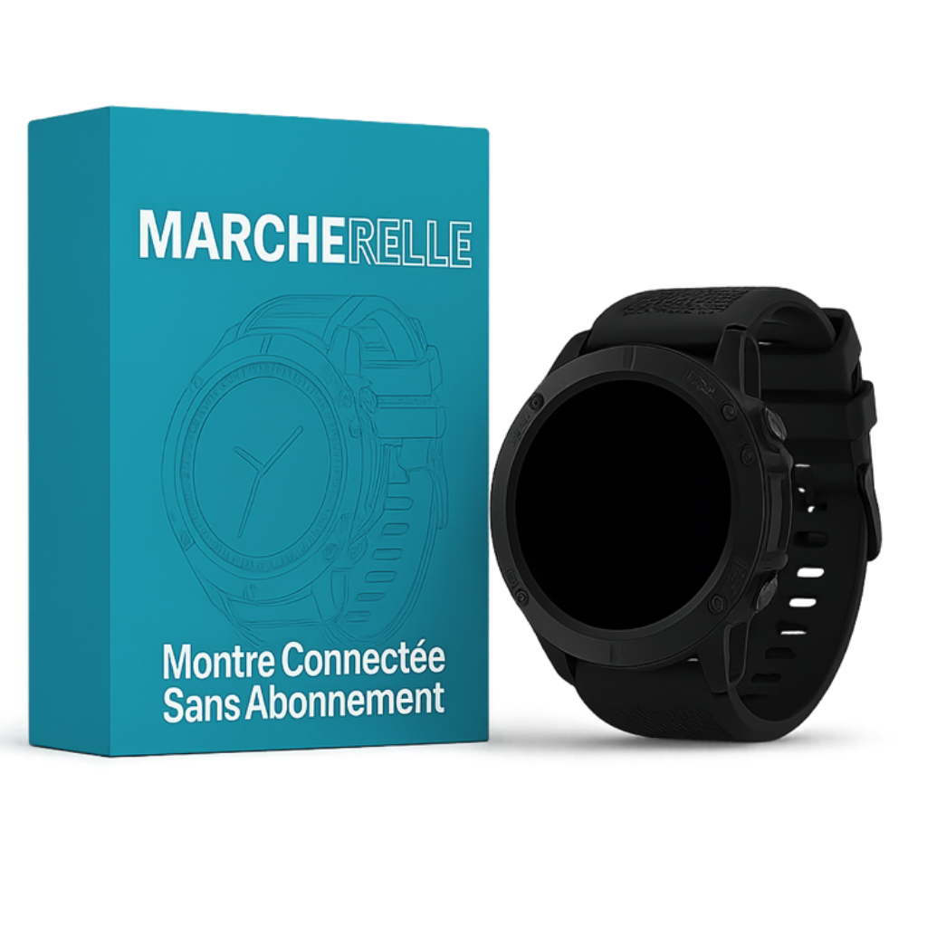 Marcherelle™ – Montre Intelligente Militaire Étanche avec Suivi d'Activité
