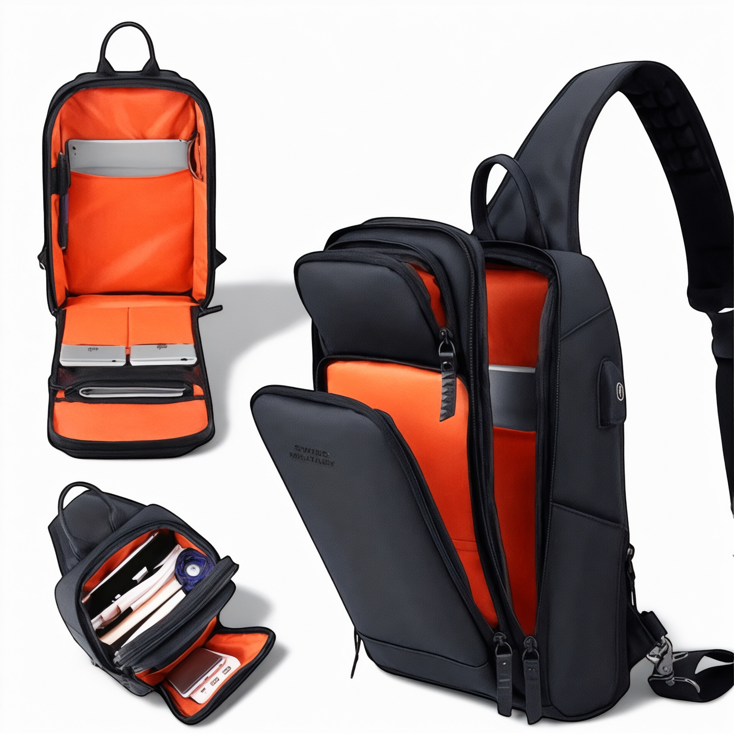 Marcherelle™ – Sac Bandoulière Antivol Imperméable avec Port USB Caché